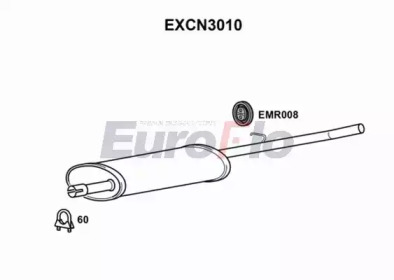 Амортизатор (EuroFlo: EXCN3010)