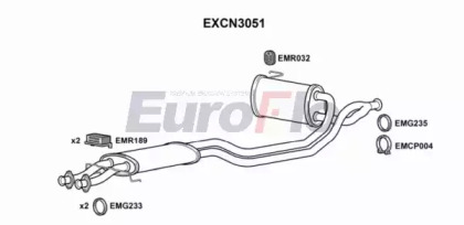 Амортизатор (EuroFlo: EXCN3051)