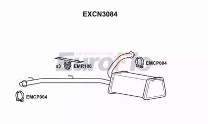 Амортизатор (EuroFlo: EXCN3084)