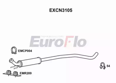 Амортизатор (EuroFlo: EXCN3105)