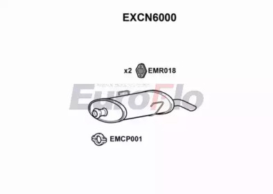 Амортизатор (EuroFlo: EXCN6000)