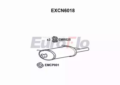 Амортизатор (EuroFlo: EXCN6018)