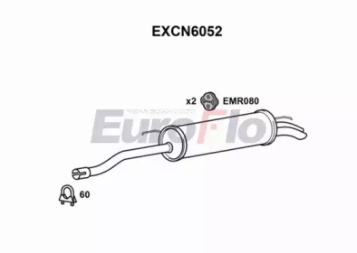 Амортизатор (EuroFlo: EXCN6052)