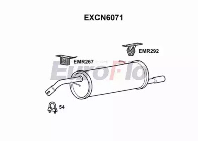 Амортизатор (EuroFlo: EXCN6071)