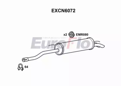 Амортизатор (EuroFlo: EXCN6072)