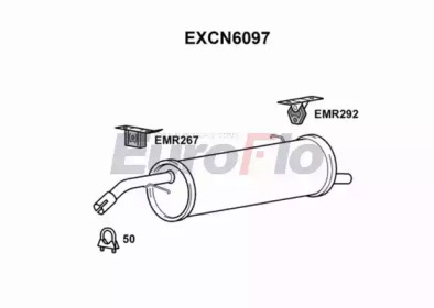 Амортизатор (EuroFlo: EXCN6097)