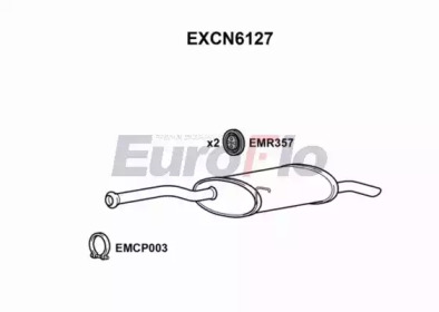 Амортизатор (EuroFlo: EXCN6127)