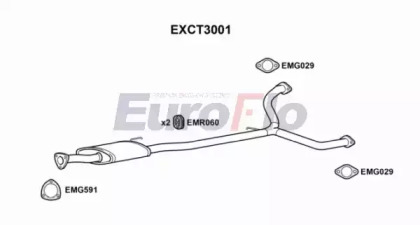 Амортизатор (EuroFlo: EXCT3001)