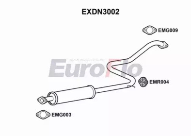 Амортизатор (EuroFlo: EXDN3002)