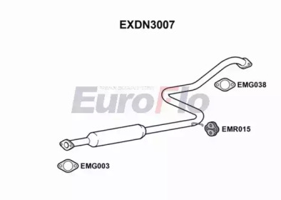 Амортизатор (EuroFlo: EXDN3007)