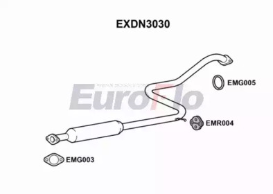 Амортизатор (EuroFlo: EXDN3030)