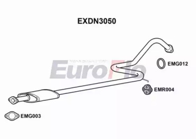 Амортизатор (EuroFlo: EXDN3050)