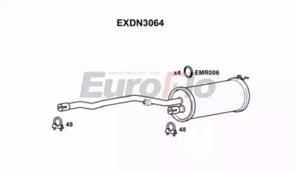 Амортизатор (EuroFlo: EXDN3064)