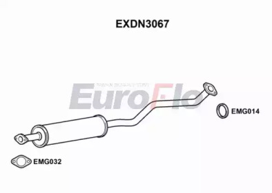 Амортизатор (EuroFlo: EXDN3067)