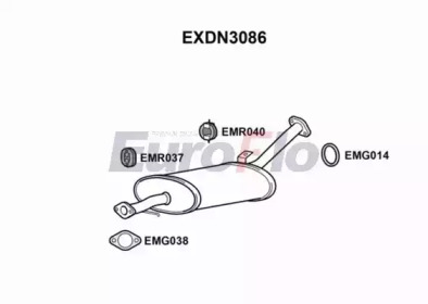 Амортизатор (EuroFlo: EXDN3086)