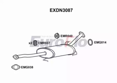 Амортизатор (EuroFlo: EXDN3087)