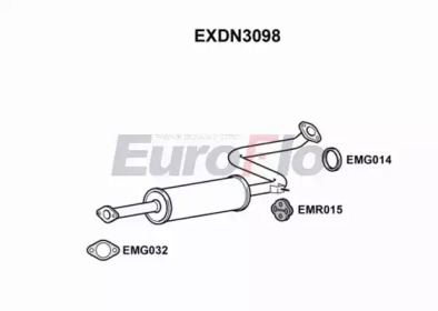 Амортизатор (EuroFlo: EXDN3098)