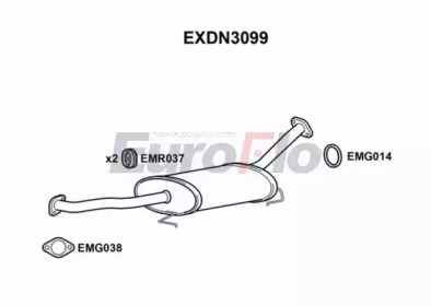 Амортизатор (EuroFlo: EXDN3099)