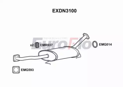 Амортизатор (EuroFlo: EXDN3100)