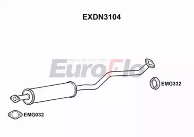 Амортизатор (EuroFlo: EXDN3104)