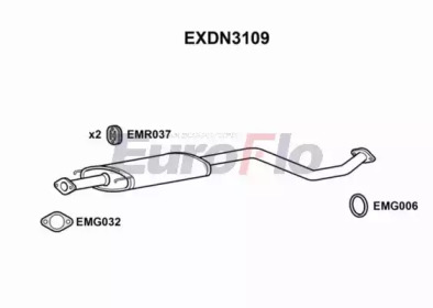 Амортизатор (EuroFlo: EXDN3109)