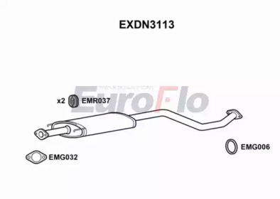 Амортизатор (EuroFlo: EXDN3113)