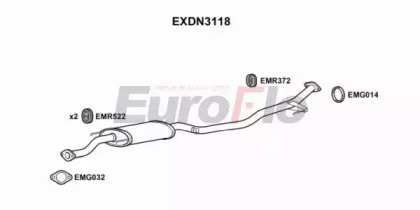 Амортизатор (EuroFlo: EXDN3118)