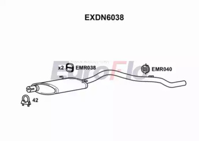 Амортизатор (EuroFlo: EXDN6038)