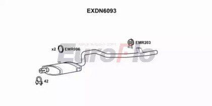 Амортизатор (EuroFlo: EXDN6093)