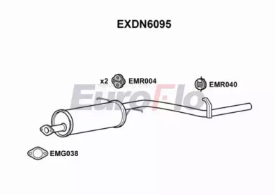 Амортизатор (EuroFlo: EXDN6095)