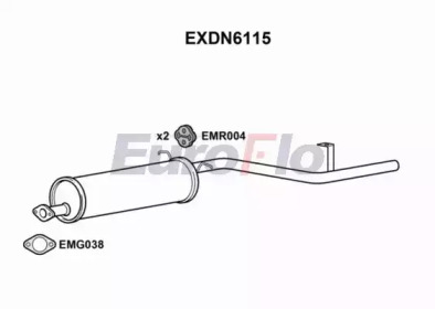 Амортизатор (EuroFlo: EXDN6115)