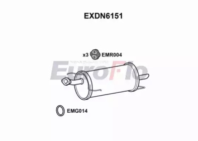 Амортизатор (EuroFlo: EXDN6151)