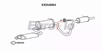 Амортизатор (EuroFlo: EXDU6004)