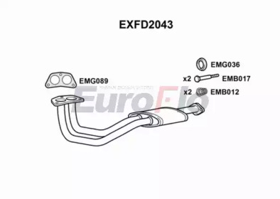 Трубка (EuroFlo: EXFD2043)