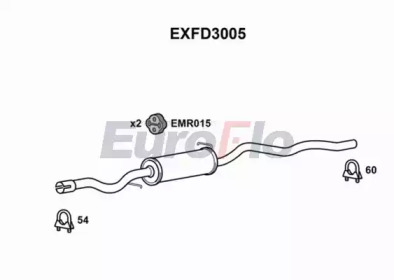 Амортизатор (EuroFlo: EXFD3005)