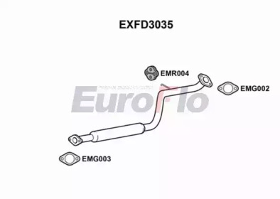 Амортизатор (EuroFlo: EXFD3035)