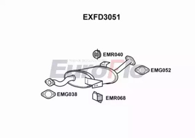 Амортизатор (EuroFlo: EXFD3051)