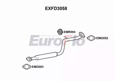 Амортизатор (EuroFlo: EXFD3058)