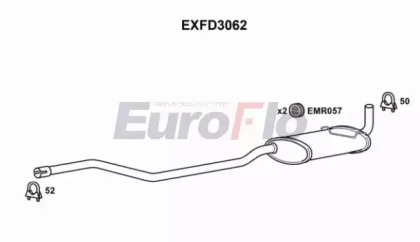 Амортизатор (EuroFlo: EXFD3062)