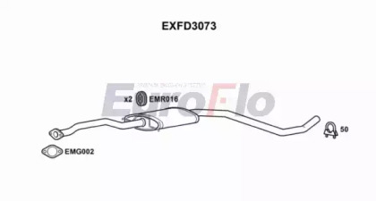 Амортизатор (EuroFlo: EXFD3073)