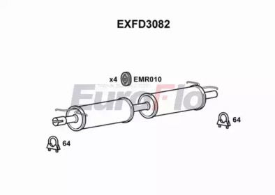 Амортизатор (EuroFlo: EXFD3082)