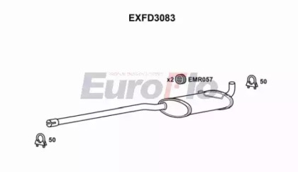 Амортизатор (EuroFlo: EXFD3083)