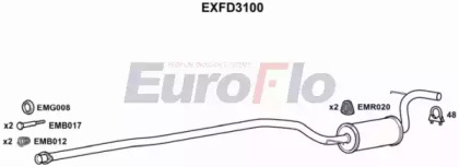 Амортизатор (EuroFlo: EXFD3100)