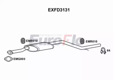 Амортизатор (EuroFlo: EXFD3131)