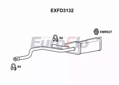 Амортизатор (EuroFlo: EXFD3132)