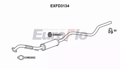 Амортизатор (EuroFlo: EXFD3134)