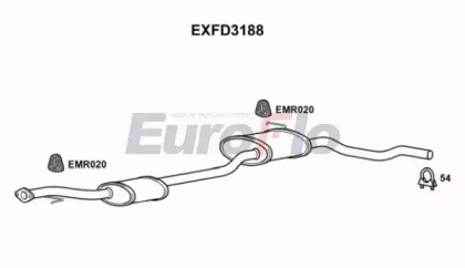 Амортизатор (EuroFlo: EXFD3188)