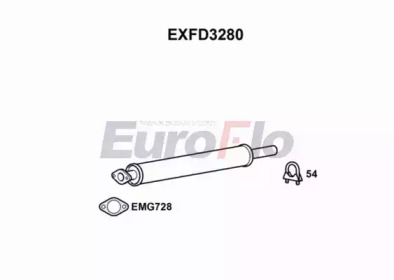 Амортизатор (EuroFlo: EXFD3280)