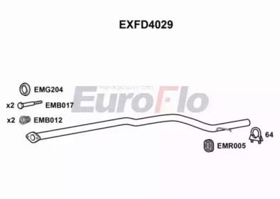 Трубка (EuroFlo: EXFD4029)