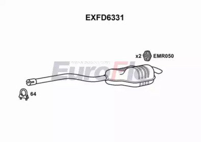 Амортизатор (EuroFlo: EXFD6331)